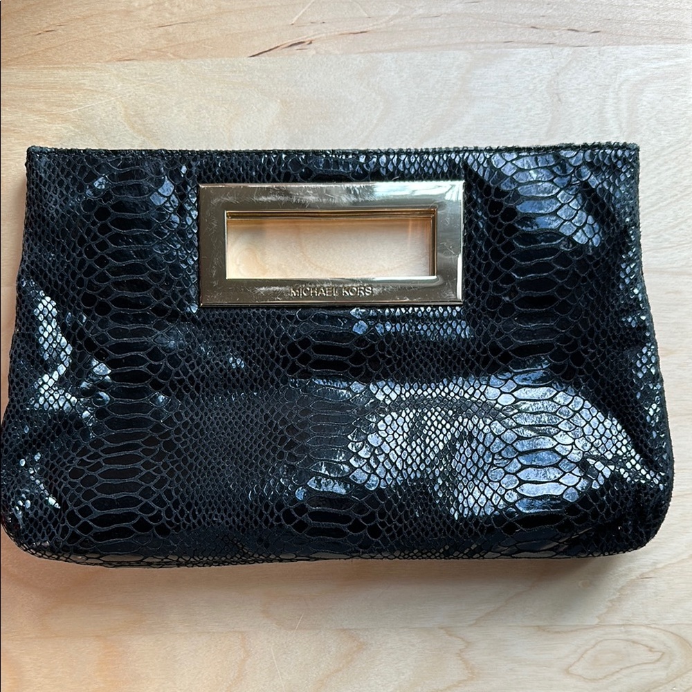 Michael Kors Black Clutch Bag